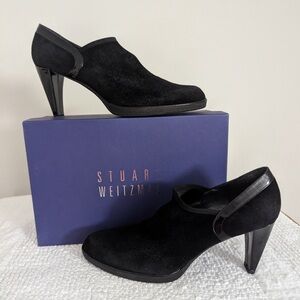 Stuart Weitzman Black Suede Heels